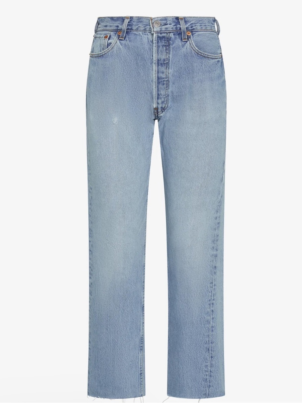 aligrace Vintage Relaxed Raw Levi's Straight Leg Jean Size 25
